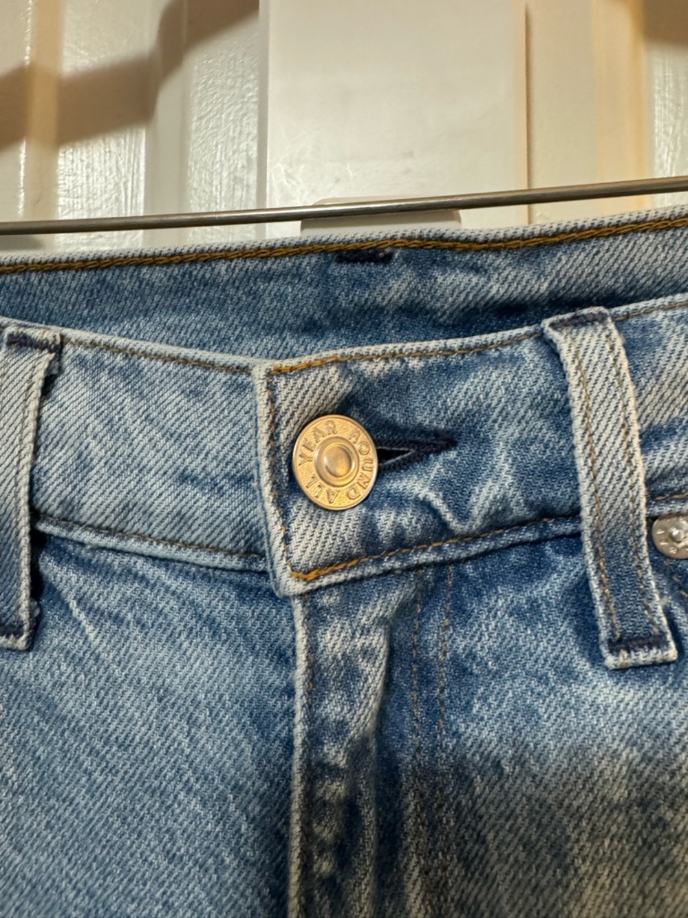 AYR The Secret Sauce Straight Leg Denim Jeans Hero Baby Size 24S $265 - Picture 5 of 11